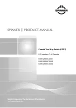 Spinner BN 512690C0001 Product Manual preview