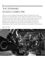 Preview for 4 page of Spinning 800.847.SPIN Owner'S Manual