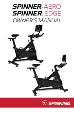 Spinning spinner AERO Owner'S Manual preview