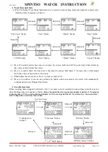 Preview for 2 page of Spintso WATCH Series Instructions Manual