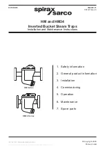 Preview for 1 page of Spirax Sarco 0722195 Installation And Maintenance Instructions Manual