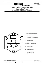 Предварительный просмотр 1 страницы Spirax Sarco CA44 Installation And Maintenance Instructions Manual