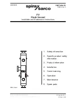 Spirax Sarco FV12 Installation And Maintenance Instructions Manual предпросмотр