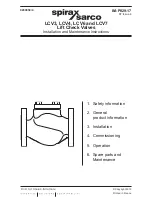 Предварительный просмотр 1 страницы Spirax Sarco LCV3 Installation And Maintenance Instructions Manual