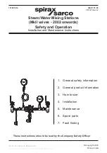 Preview for 1 page of Spirax Sarco MkII Safety And Operation