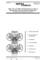 Предварительный просмотр 1 страницы Spirax Sarco MSC-125 Installation And Maintenance Instructions Manual