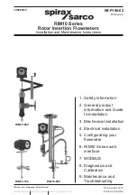 Spirax Sarco RIM10 Series Installation And Maintenance Instructions Manual предпросмотр