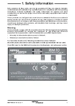 Предварительный просмотр 3 страницы Spirax Sarco RIM10 Series Installation And Maintenance Instructions Manual