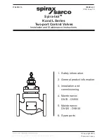 Spirax Sarco Spira-trol K Series Installation And Maintenance Instructions Manual предпросмотр