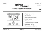 Preview for 1 page of Spirax Sarco SX25 Series Installation And Maintenance Instructions Manual