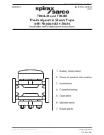 Preview for 1 page of Spirax Sarco TD62LM Installation And Maintenance Instructions Manual