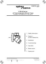 Spirax Sarco UTD30 Series Installation And Maintenance Instructions Manual предпросмотр