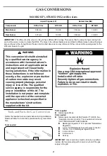 Preview for 21 page of Spire 860-0032 Installation Instructions And Use & Care Manual