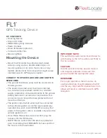 Spireon FleetLocate FL1 Installation Manual preview