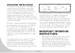 Preview for 8 page of Spirit Commercial CE850 Owner'S Manual