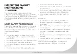 Preview for 5 page of Spirit Commercial CRW800H2O Owner'S Manual