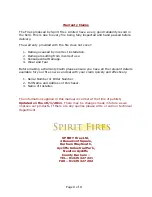 Preview for 8 page of Spirit Fires Lucent Gel Fire Assembly And User Instructions Manual