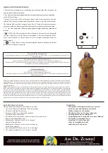 Предварительный просмотр 6 страницы Spirit Halloween Mr. Salty Installation And Operating Instructions Manual