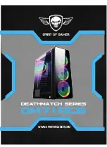 spirit of gamer 8805RGB Manual preview