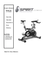 Preview for 1 page of Spirit 1611683900 Owner'S Manual