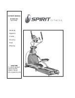 Spirit 161171800 Owner'S Manual preview