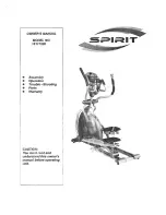 Spirit 16117200 Owner'S Manual preview