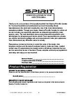 Preview for 3 page of Spirit 1612275 Owner'S Manual