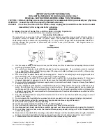 Preview for 4 page of Spirit 1613285 XT285 Owner'S Manual