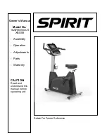 Spirit 16207663550US Owner'S Manual preview