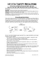 Предварительный просмотр 4 страницы Spirit 16207663550US Owner'S Manual