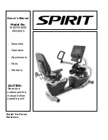 Spirit 16807058000 Owner'S Manual preview