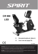 Предварительный просмотр 1 страницы Spirit CR 900 LED User Manual