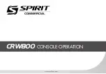 Предварительный просмотр 13 страницы Spirit CRW800 Owner'S Manual