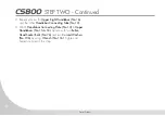 Preview for 14 page of Spirit CS800 Owner'S Manual