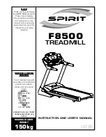 Spirit F8500 Instruction And User'S Manual preview