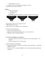 Preview for 23 page of Spirit JB 950 User Manual