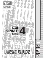 Spirit LIVE 4 User Manual preview