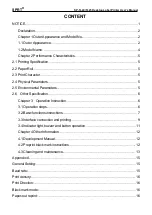 Preview for 2 page of Spirit SP-TL24 Series User Manual