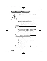 Предварительный просмотр 20 страницы Spirit Spirit 41 617E Owner'S Handbook Manual