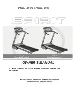 Spirit SPT0004 - XT275 Owner'S Manual preview