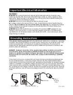 Preview for 5 page of Spirit SPT0004 - XT275 Owner'S Manual