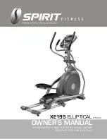 Spirit SPT0034- XE195 Owner'S Manual preview