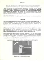 Preview for 17 page of Spirit SR225 Owner'S Manual & Operating Instructions