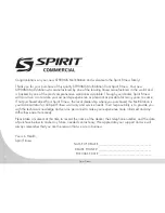 Предварительный просмотр 4 страницы Spirit ST900MS Owner'S Manual