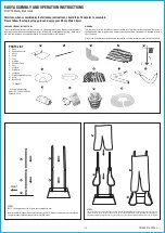 Preview for 1 page of Spirit Wacky Mole Clown Easy Assembly And Operation Instructions