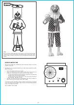 Preview for 3 page of Spirit Wacky Mole Clown Easy Assembly And Operation Instructions