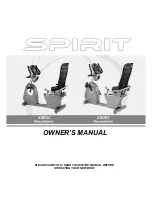 Spirit XBR25 Owner'S Manual preview
