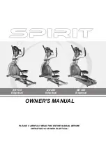 Preview for 1 page of Spirit XE 100 Owner'S Manual