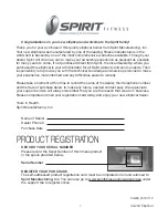 Preview for 3 page of Spirit XG200 Owner'S Manual