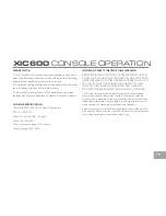 Preview for 19 page of Spirit XIC600 Owner'S Manual